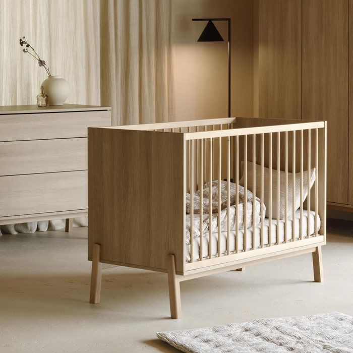 Quax - ASHI BED 120*60 CM - HONEY ASH