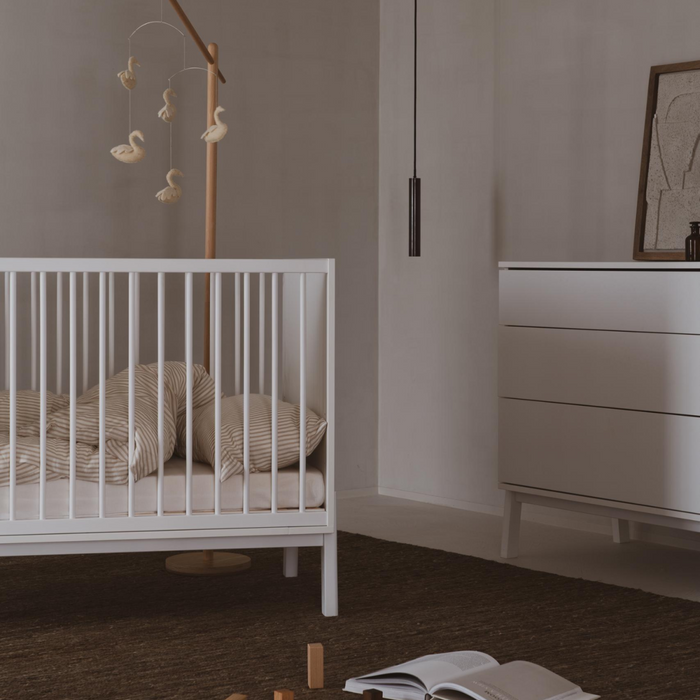 Quax - ASHI BED 120*60 CM - CREAM