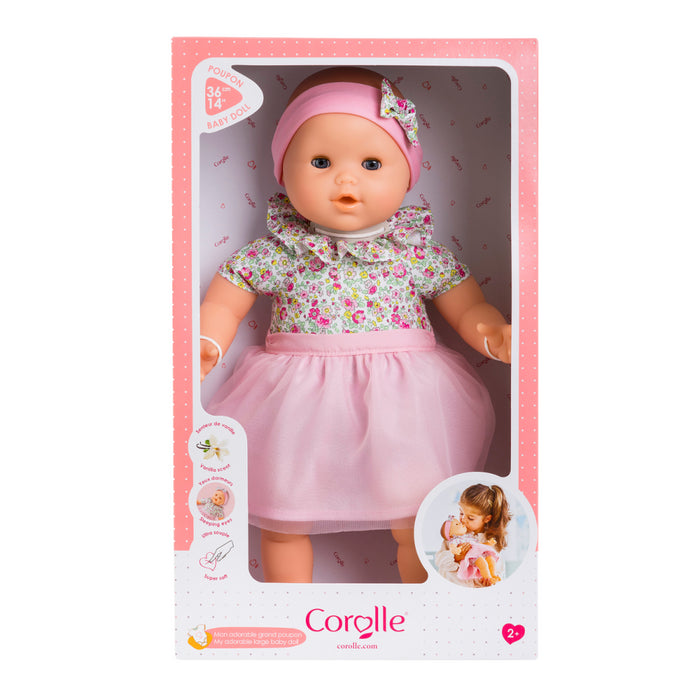 Corolle - Grote Babypop met Bloemetjes - 36cm