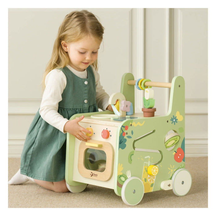 Classic World - Houten Loopwagen Keuken, 15dlg