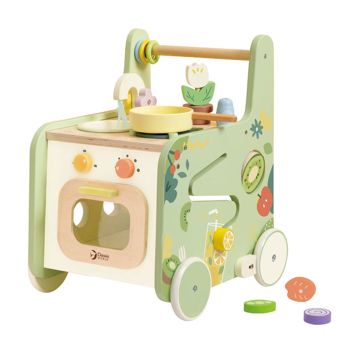 Classic World - Houten Loopwagen Keuken, 15dlg
