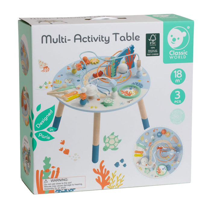 Classic World - Houten Activiteitentafel Onderwaterwereld