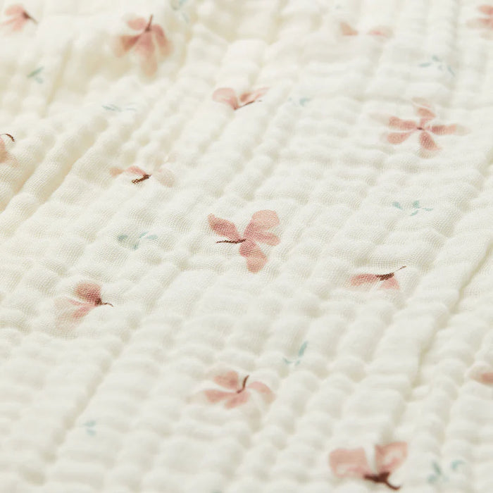 CamCam - Muslin Baby Blanket - GOTS Windflower Creme