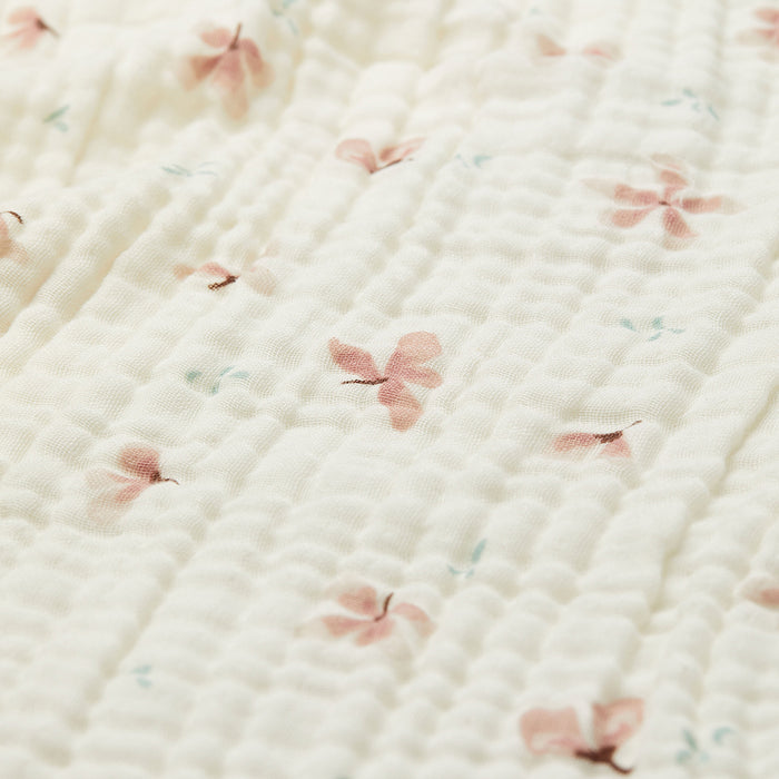 Camcam - Muslin Baby Blanket - GOTS Windflower Creme