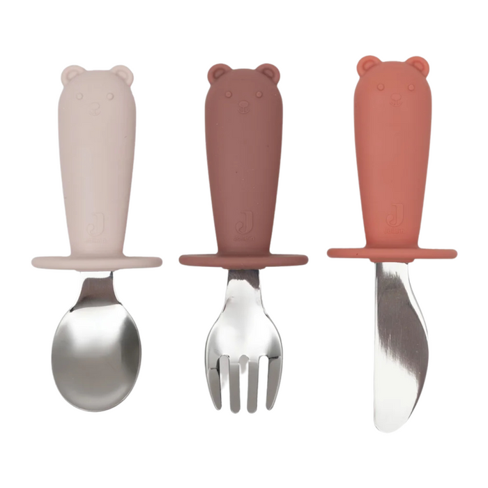 Jollein - Bestekset Siliconen Blush Shades