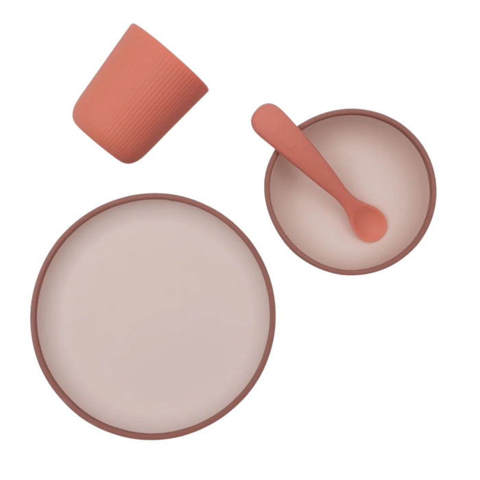 Jollein - Kinderserviesset Siliconen - Blush Shades