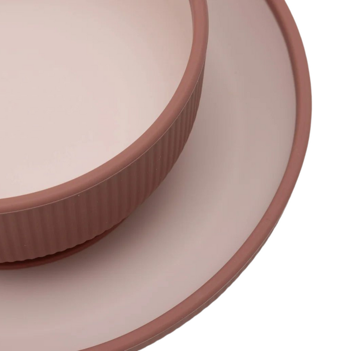 Jollein - Kinderserviesset Siliconen - Blush Shades
