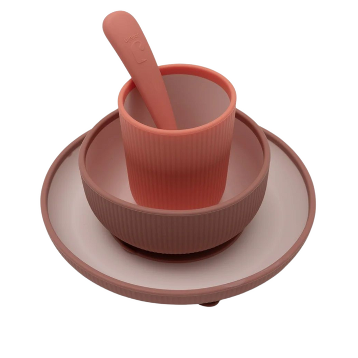 Jollein - Kinderserviesset Siliconen - Blush Shades