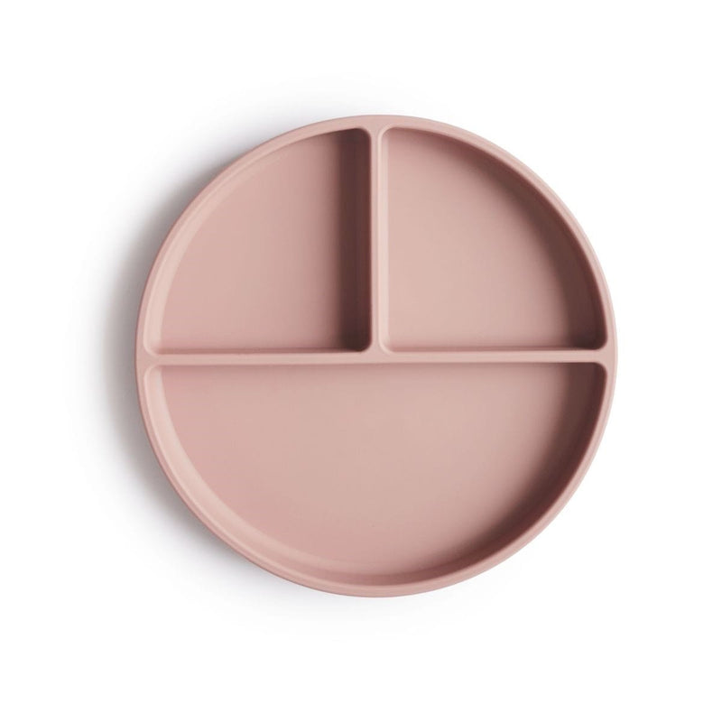 Mushie - Silicone Bord met zuignap - Blush
