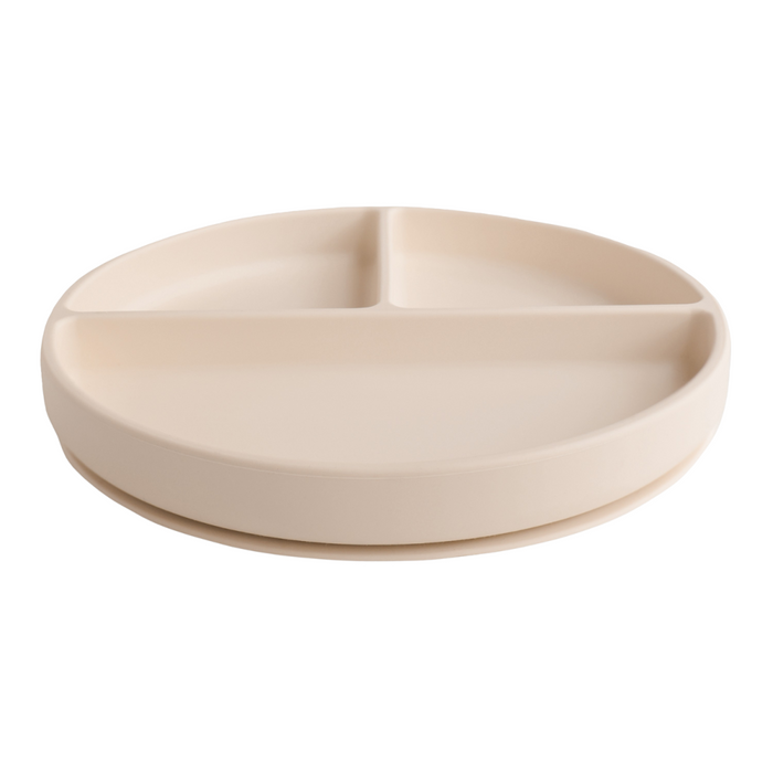 Mushie - Silicone Bord met zuignap - Shifting Sand