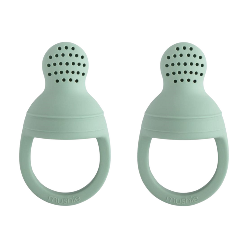 Mushie - Fresh Food Feeders 2-pack - Cambridge Blue