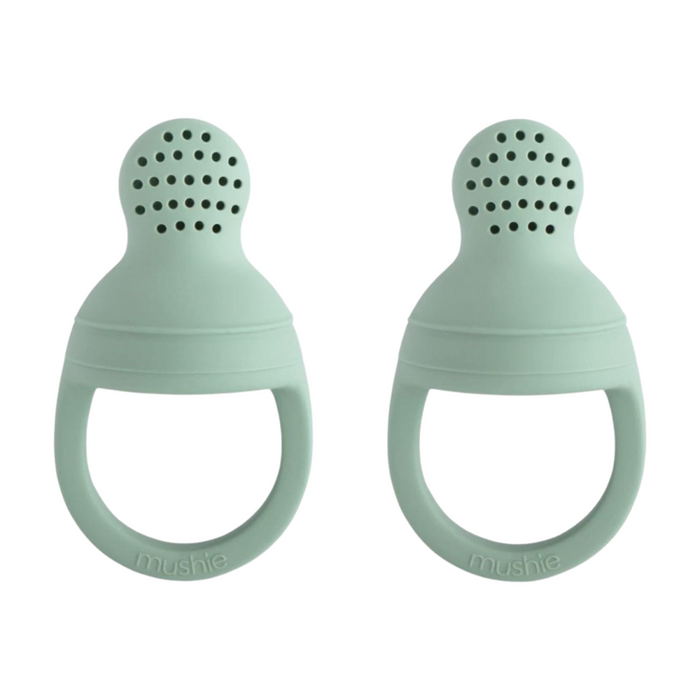 Mushie - Fresh Food Feeders 2-pack - Cambridge Blue