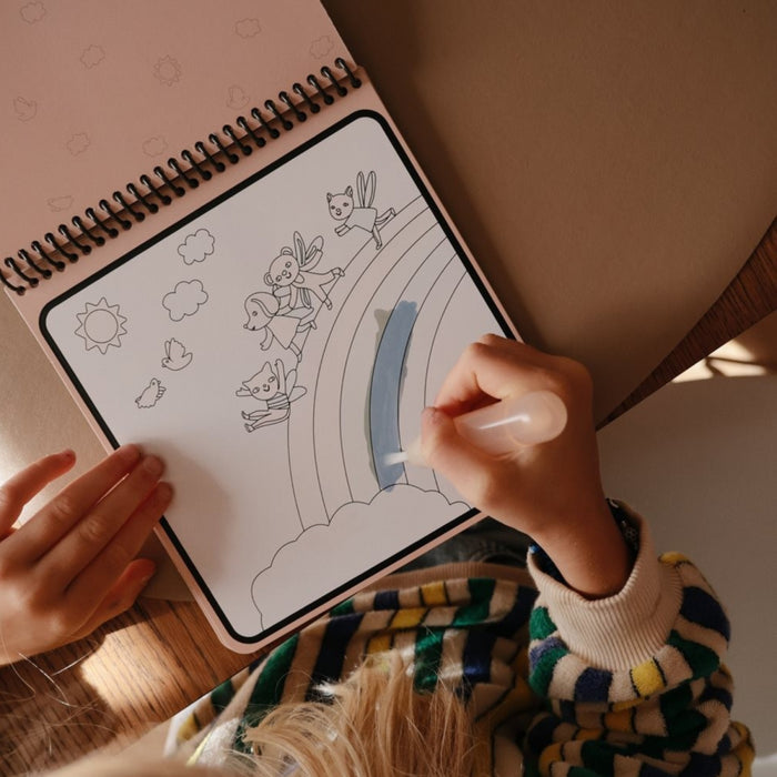 Mushie - Fairies reusable water color pad