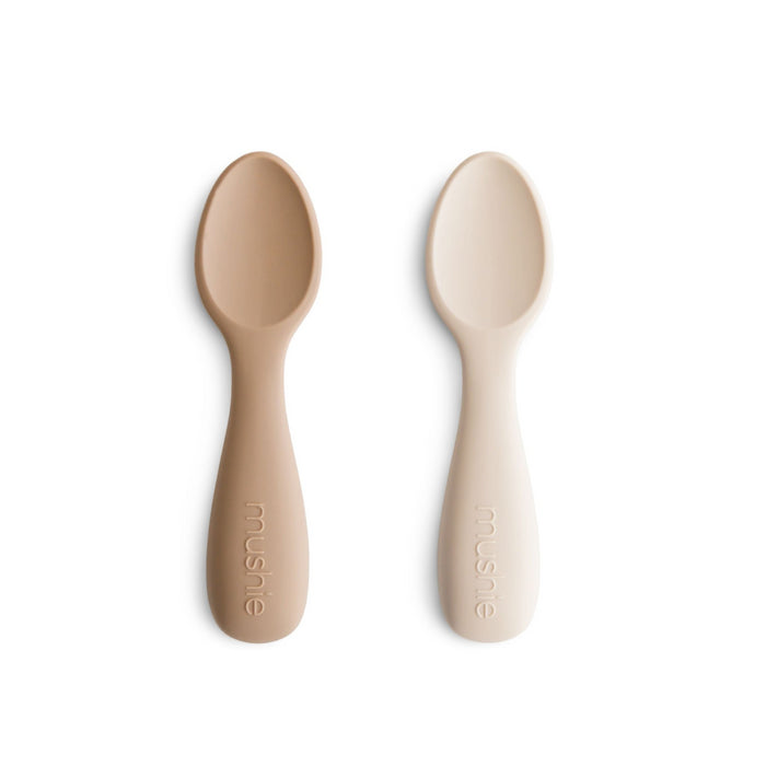MUSHIE - STARTER BABY SPOON - Natural/Shifting Sand