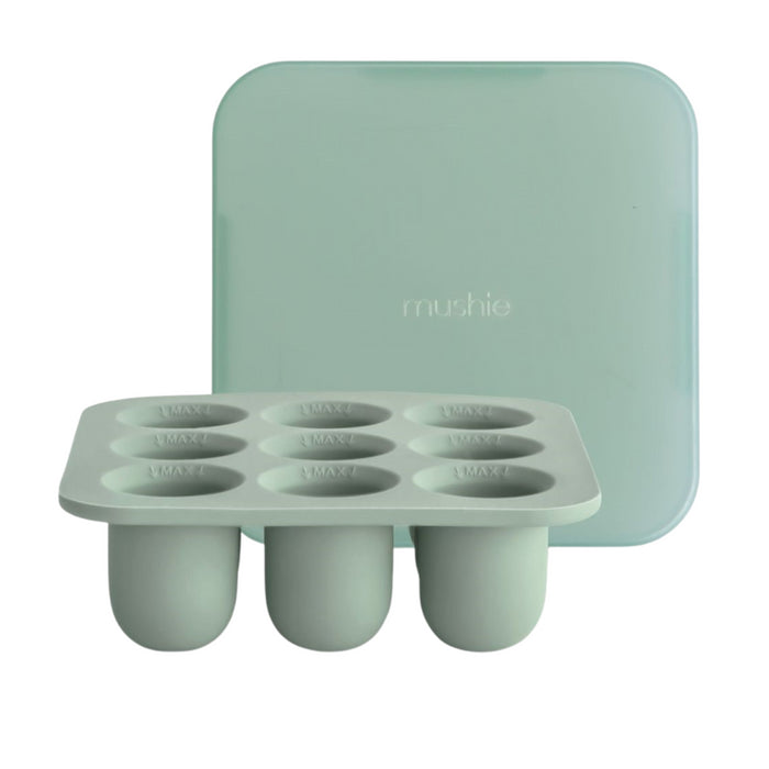 Mushie - Fresh Food Feeder - Freezer tray - Cambridge blue