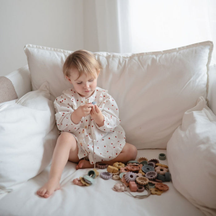 MUSHIE - BEAD LACING TOY SET