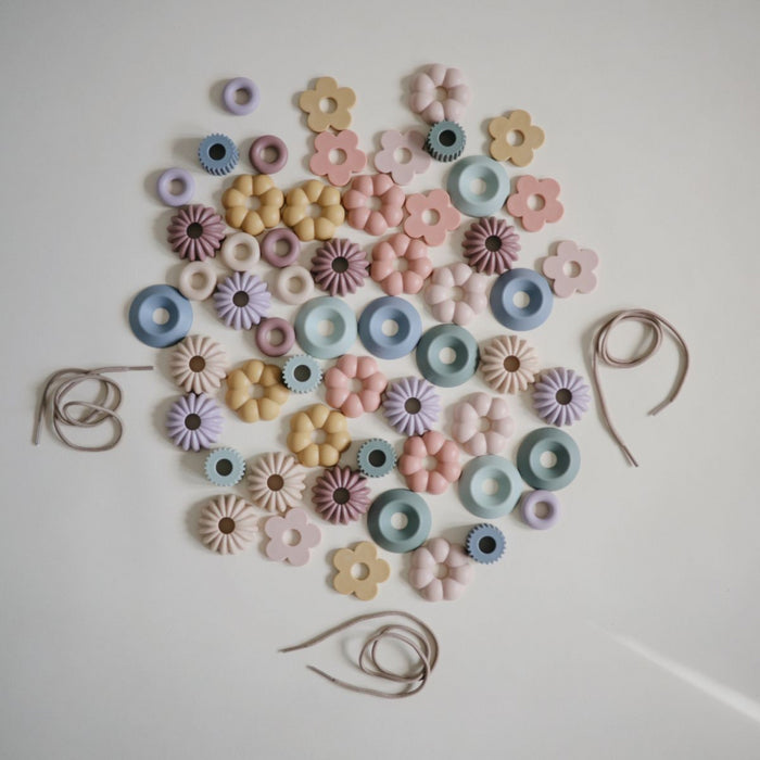 MUSHIE - BEAD LACING TOY SET