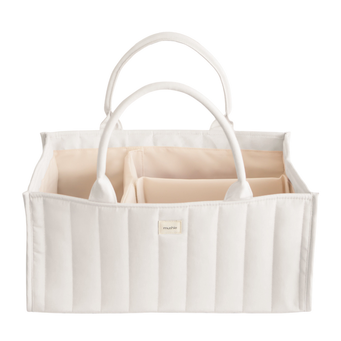 Mushie - DIAPER CADDY - Ivory