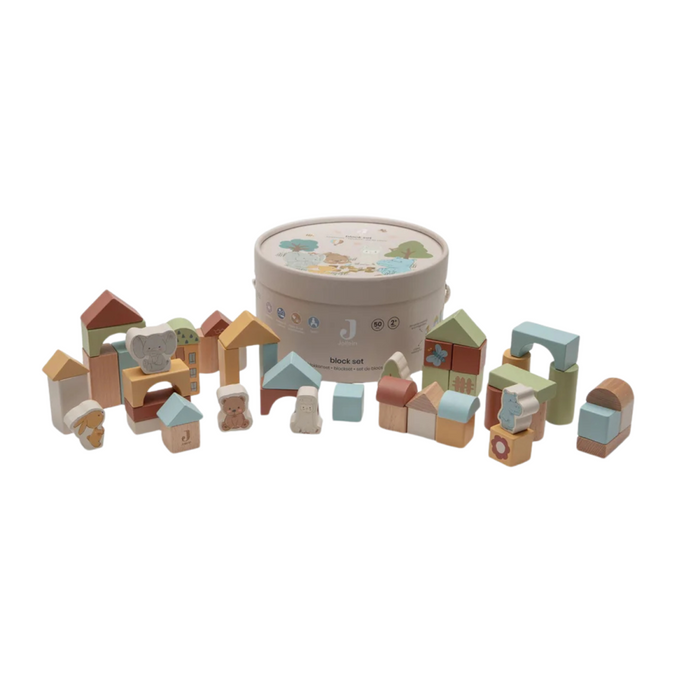 Jollein - Houten Blokkenset - Jollies