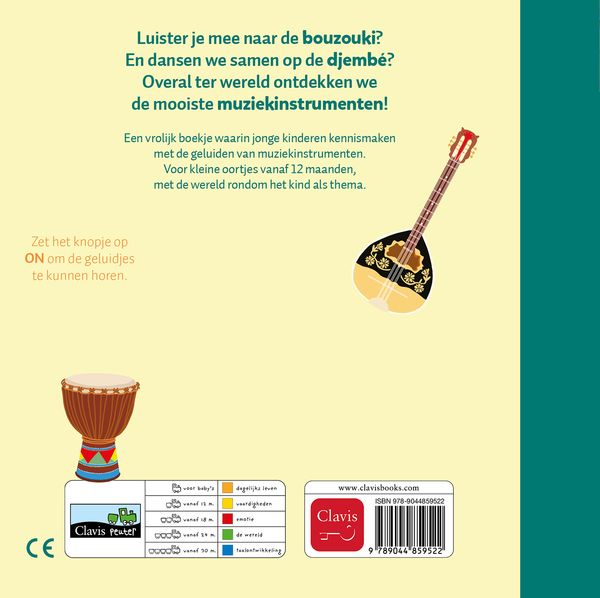 Clavis - Geluidenboekje Muziek - Instrumenten van overal