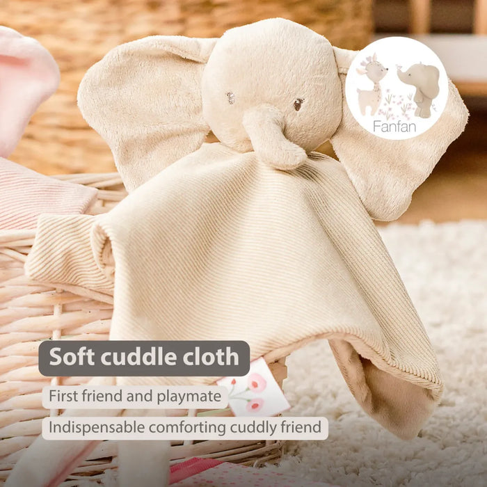 Nattou - FanFan Doudou olifant corduroy Sand