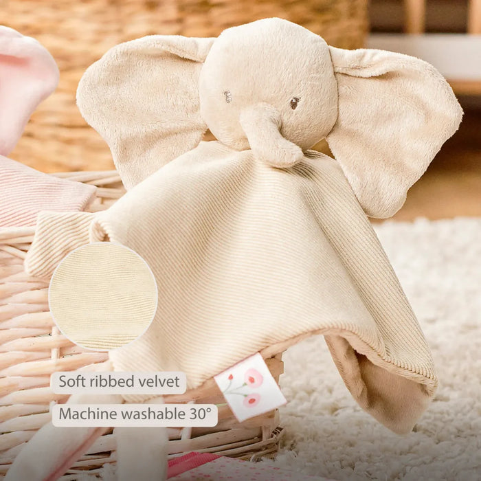 Nattou - FanFan Doudou olifant corduroy Sand