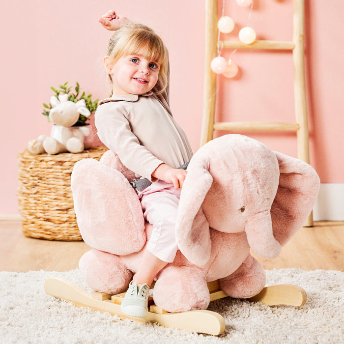 Nattou - FANFAN - Schommelpaard olifant - Oudroze