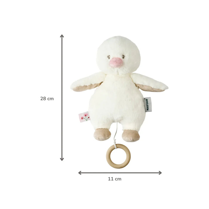 Nattou - FanFan - Muziektrekker eendje wit