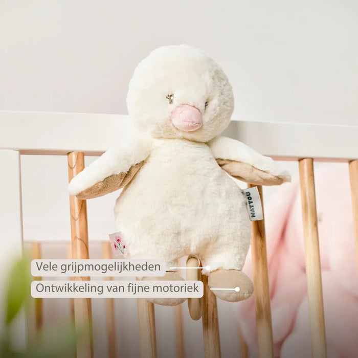 Nattou - FanFan - Muziektrekker eendje wit