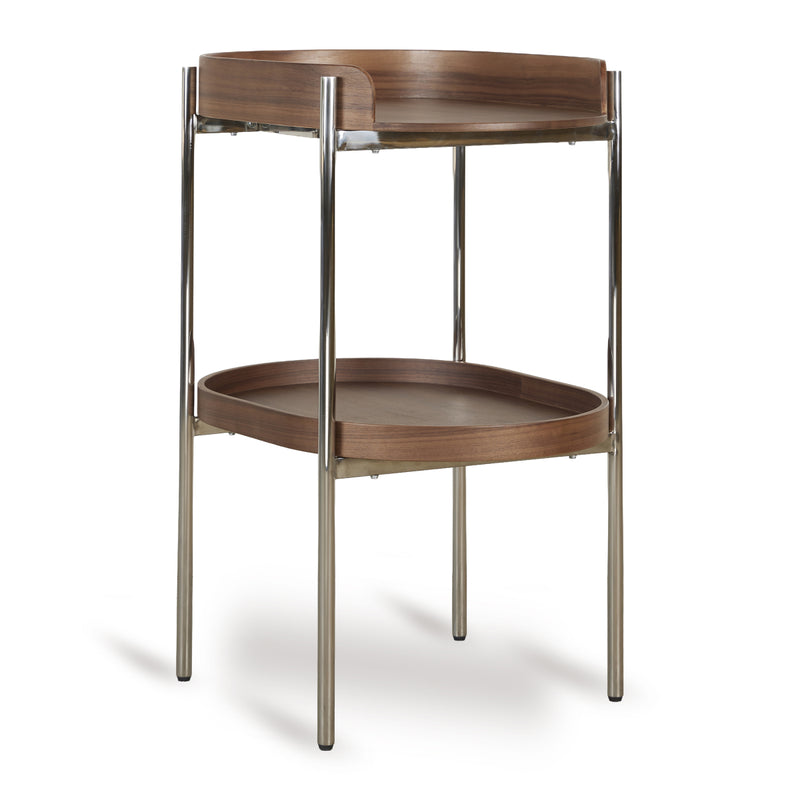 Quax - EGG - LUIERTAFEL - WALNUT/CHROME