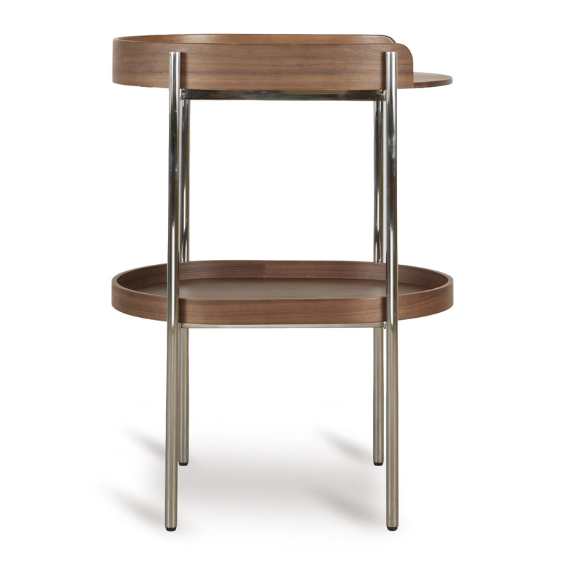 Quax - EGG - LUIERTAFEL - WALNUT/CHROME
