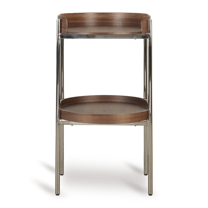 Quax - EGG - LUIERTAFEL - WALNUT/CHROME