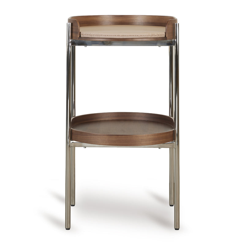 Quax - EGG - LUIERTAFEL - WALNUT/CHROME