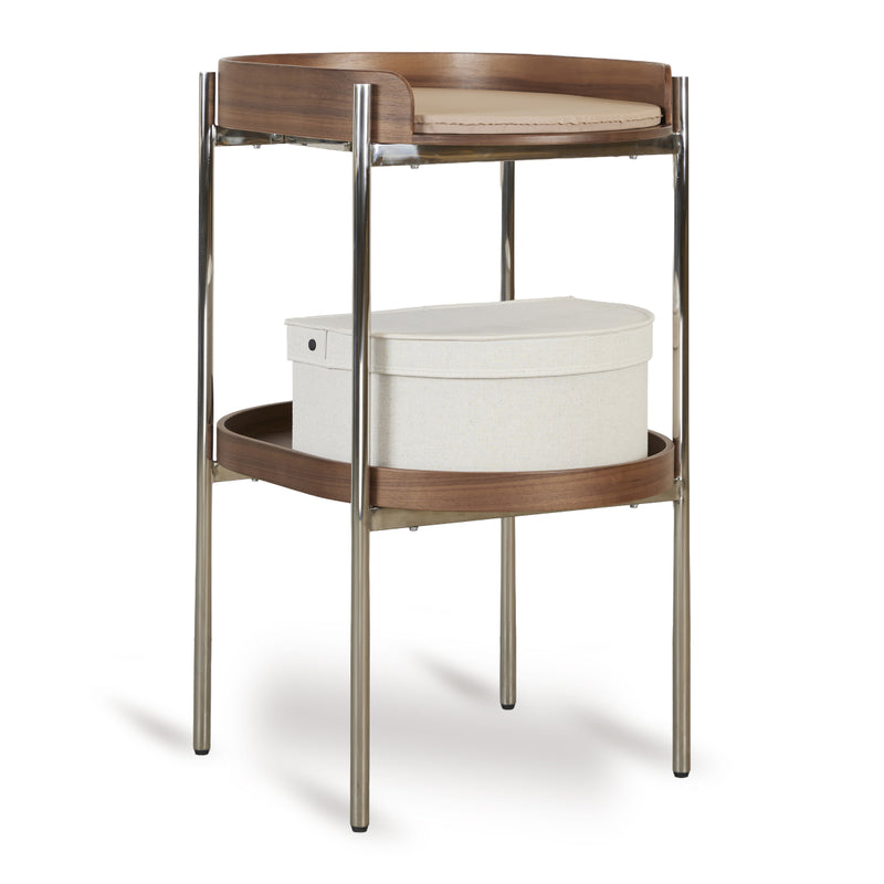 Quax - EGG - LUIERTAFEL - WALNUT/CHROME