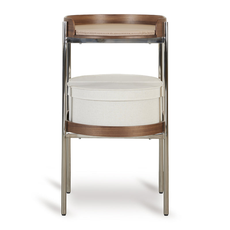 Quax - EGG - LUIERTAFEL - WALNUT/CHROME
