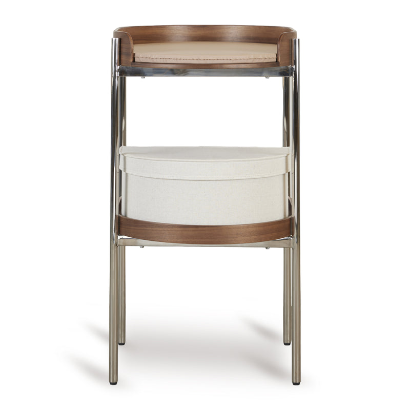 Quax - EGG - LUIERTAFEL - WALNUT/CHROME