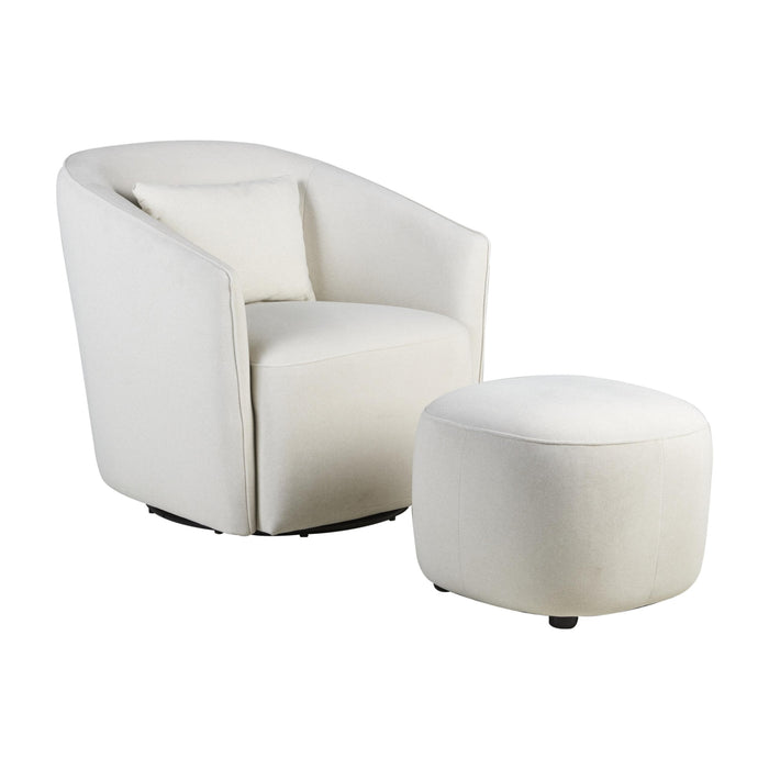 Quax - GOMI - SWIVEL & GLIDING CHAIR - MOHAIR BEIGE