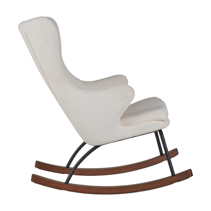 Quax - ROCKING ADULT CHAIR DE LUXE Bouclé - CREAM