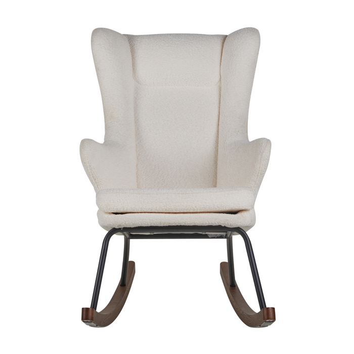 Quax - ROCKING ADULT CHAIR DE LUXE Bouclé - CREAM