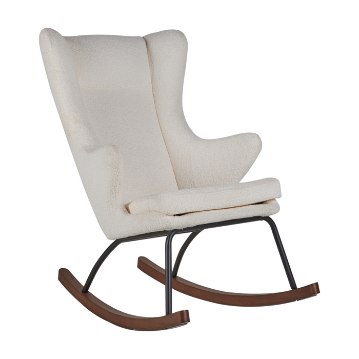 Quax - ROCKING ADULT CHAIR DE LUXE Bouclé - CREAM