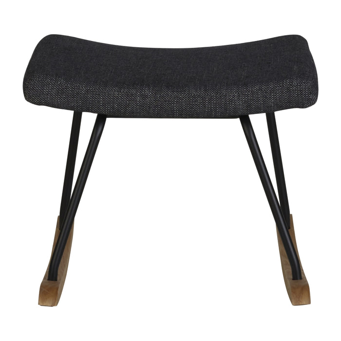 Quax - HOCKER ROCKER DE LUXE - Zwart