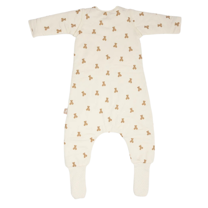 Jollein - Winterslaapzak met Afritsbare Mouw en voetjes 92-98cm - Mini Teddy Bear
