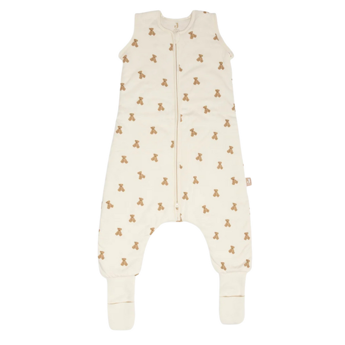 Jollein - Winterslaapzak met Afritsbare Mouw en voetjes 92-98cm - Mini Teddy Bear