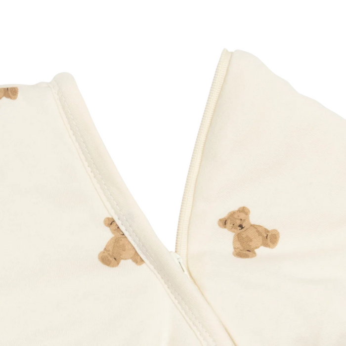 Jollein - Winterslaapzak met Afritsbare Mouw en voetjes 92-98cm - Mini Teddy Bear