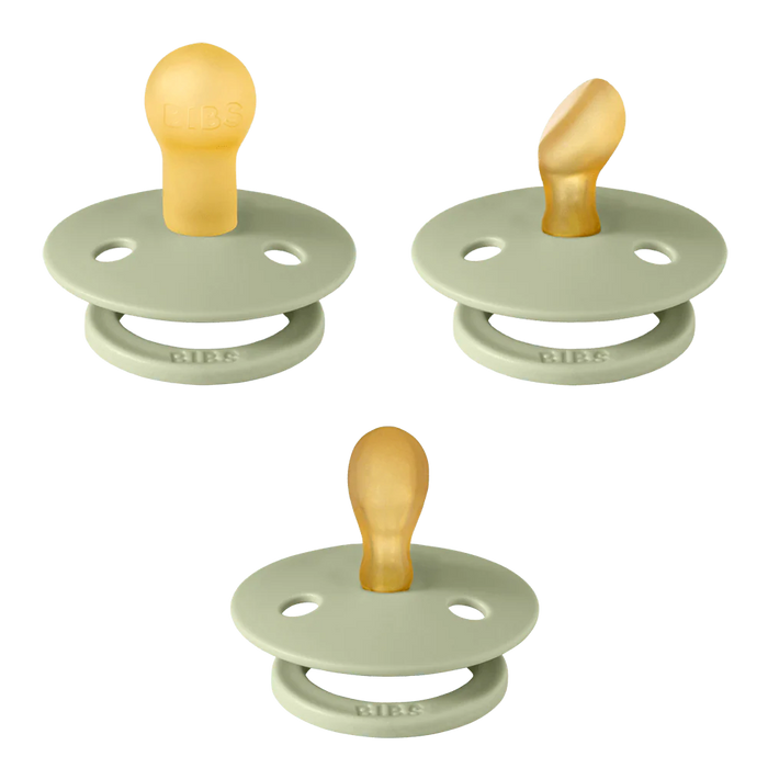 Bibs - New Baby Pacifiers Try-It Collection 3 pack - Sage