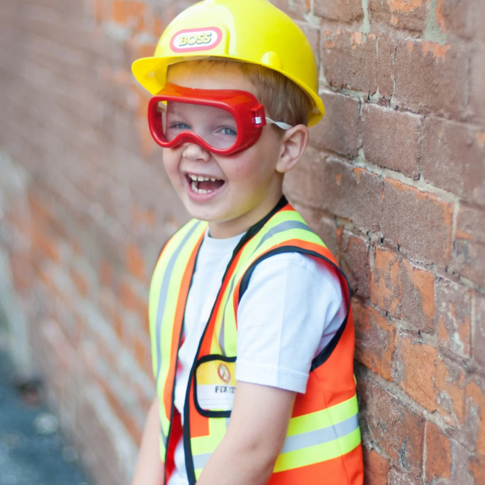Great Pretenders - Construction Worker Vest with Helmet & Accessory Set (5 pcs)