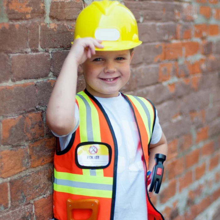 Great Pretenders - Construction Worker Vest with Helmet & Accessory Set (5 pcs)