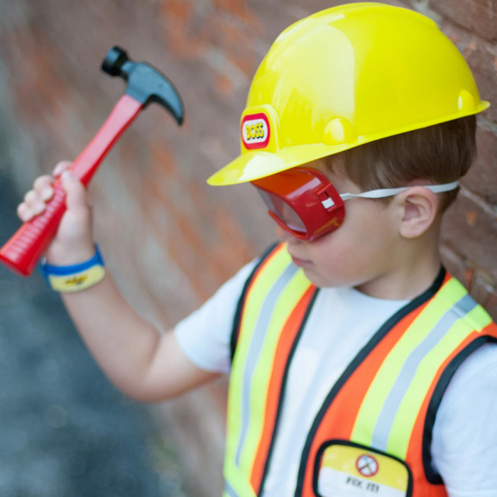 Great Pretenders - Construction Worker Vest with Helmet & Accessory Set (5 pcs)