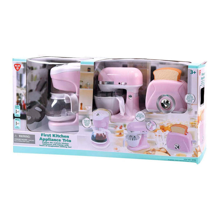 Play - Keukenmixer, Koffiezetapparaat en Broodrooster Roze