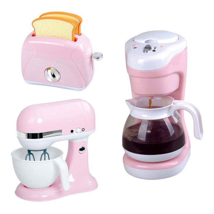 Play - Keukenmixer, Koffiezetapparaat en Broodrooster Roze